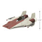Star Wars A-Wing Fighter Keepsake Ornament measurement image number 3