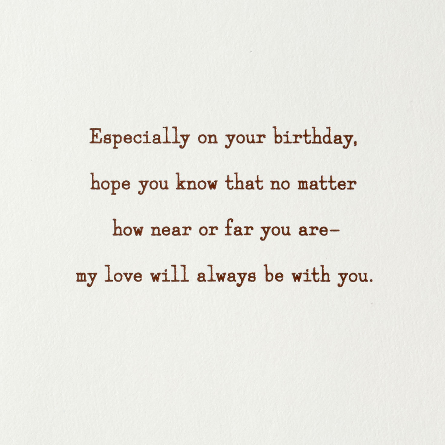 My Love Is With You Near or Far Birthday Card for Son, , large image number 3