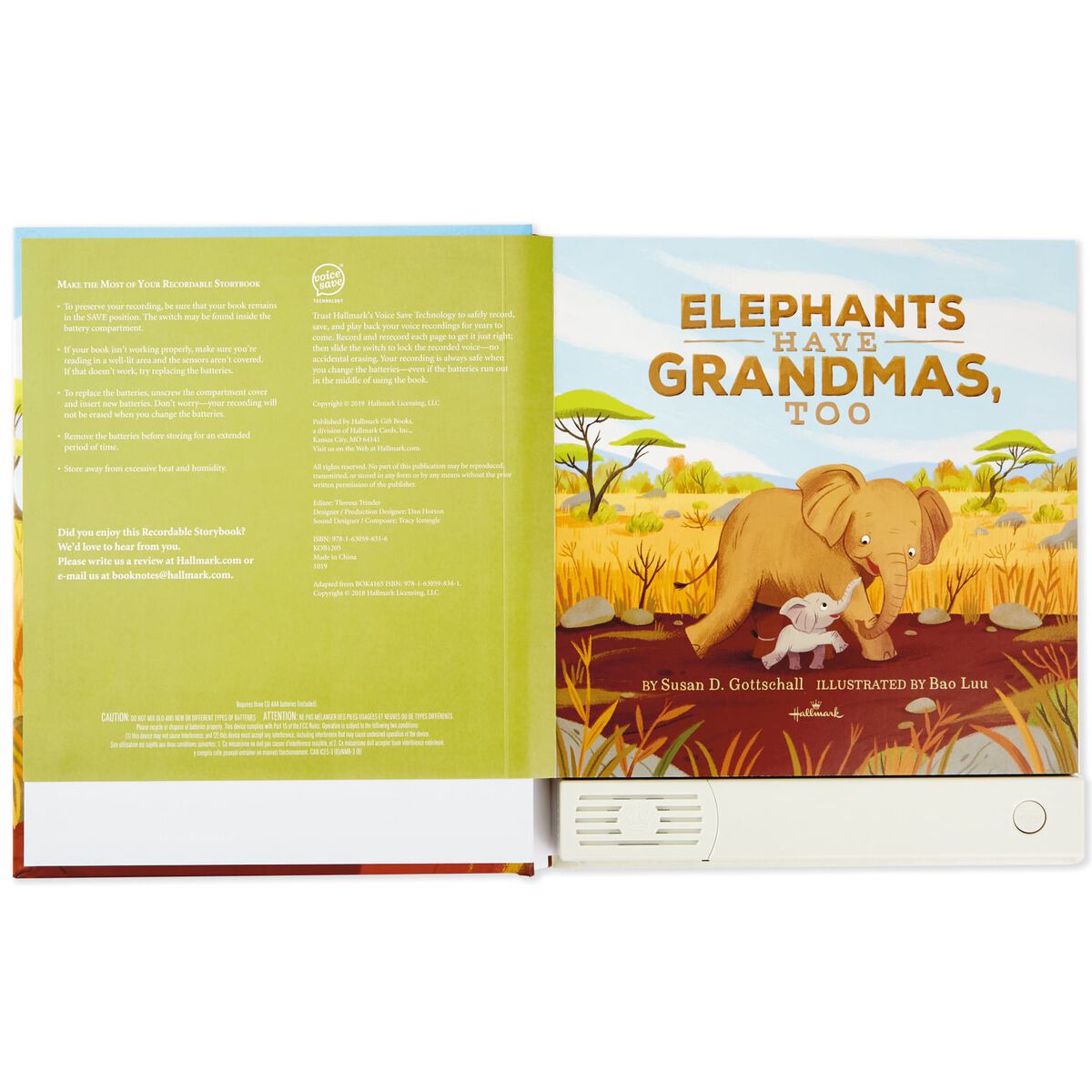 Elephants Have Grandmas, Too Recordable Storybook Recordable