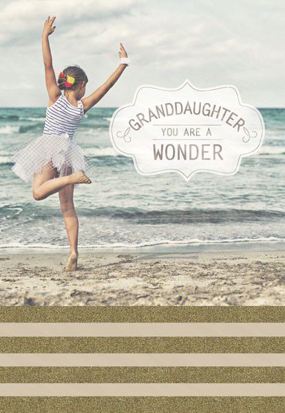 Granddaughter You Are a Wonder Birthday Card