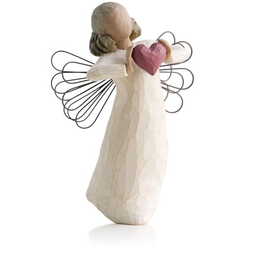 Willow Tree® Angel With Love Heart Figurine, 