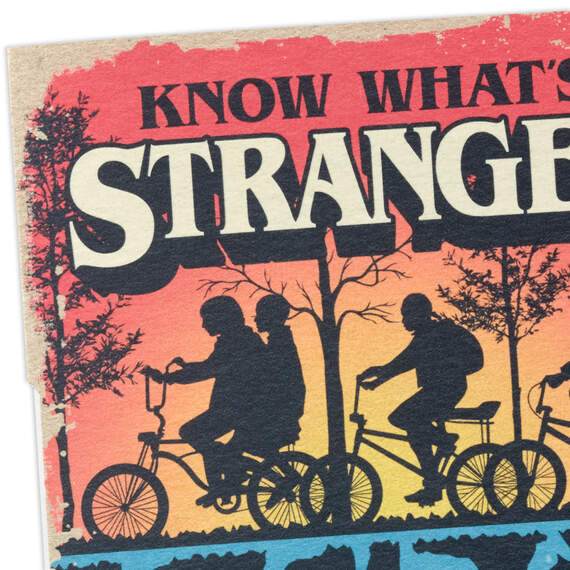 Netflix Stranger Things Upside-Down Vibes Birthday Card, , large image number 6