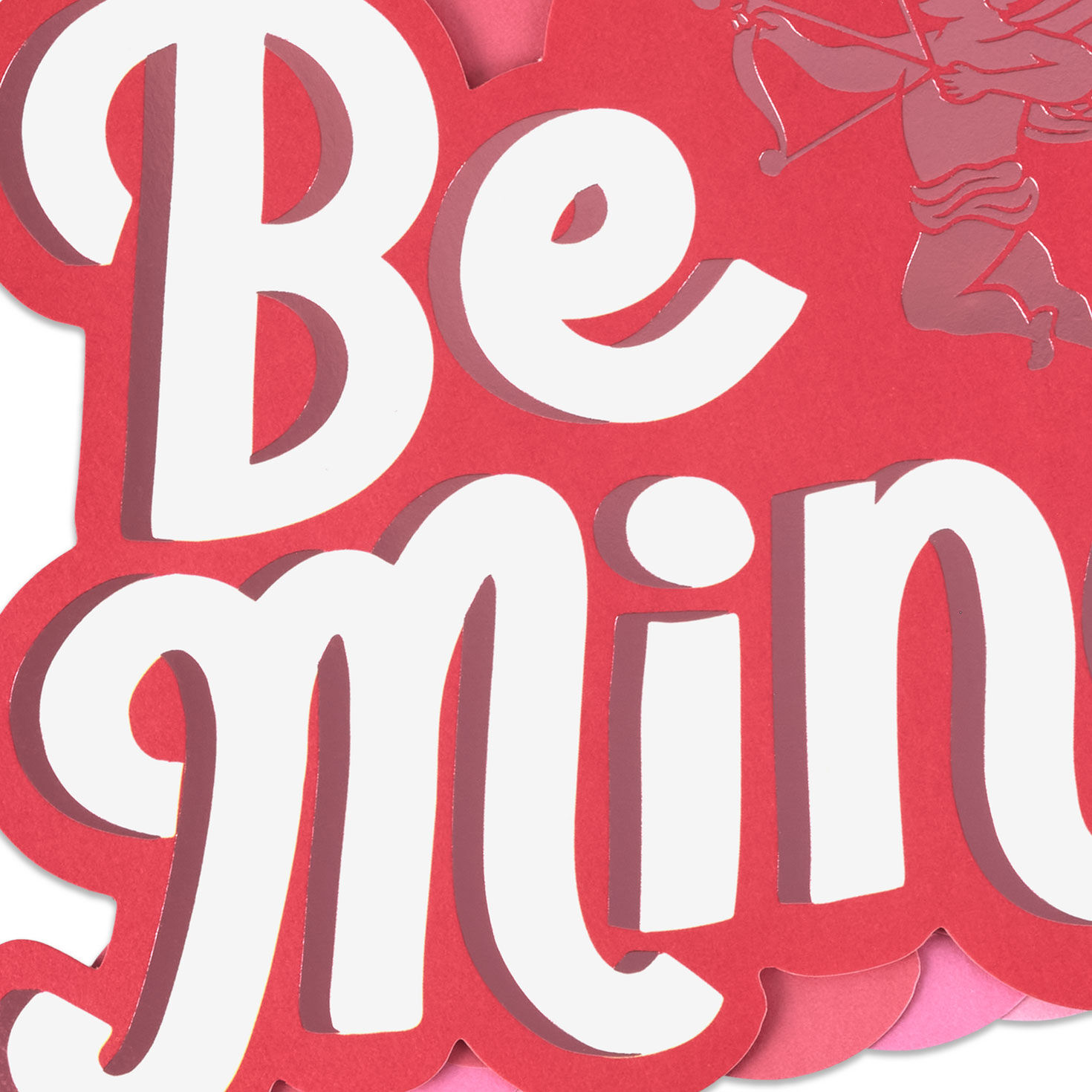 Cupid Be Mine 3D Valentine's Day Card Card Front Detail image number 4