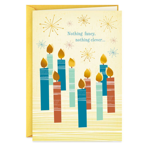 Wishing You the Best Day Ever Candles Birthday Card, 