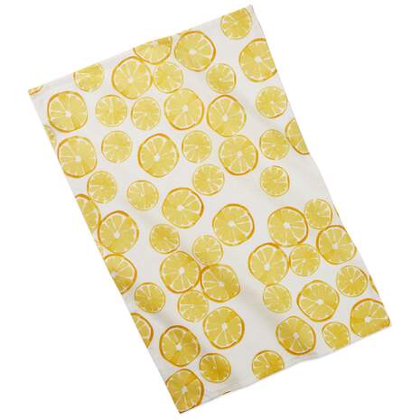 Lemons Tea Towel, , large