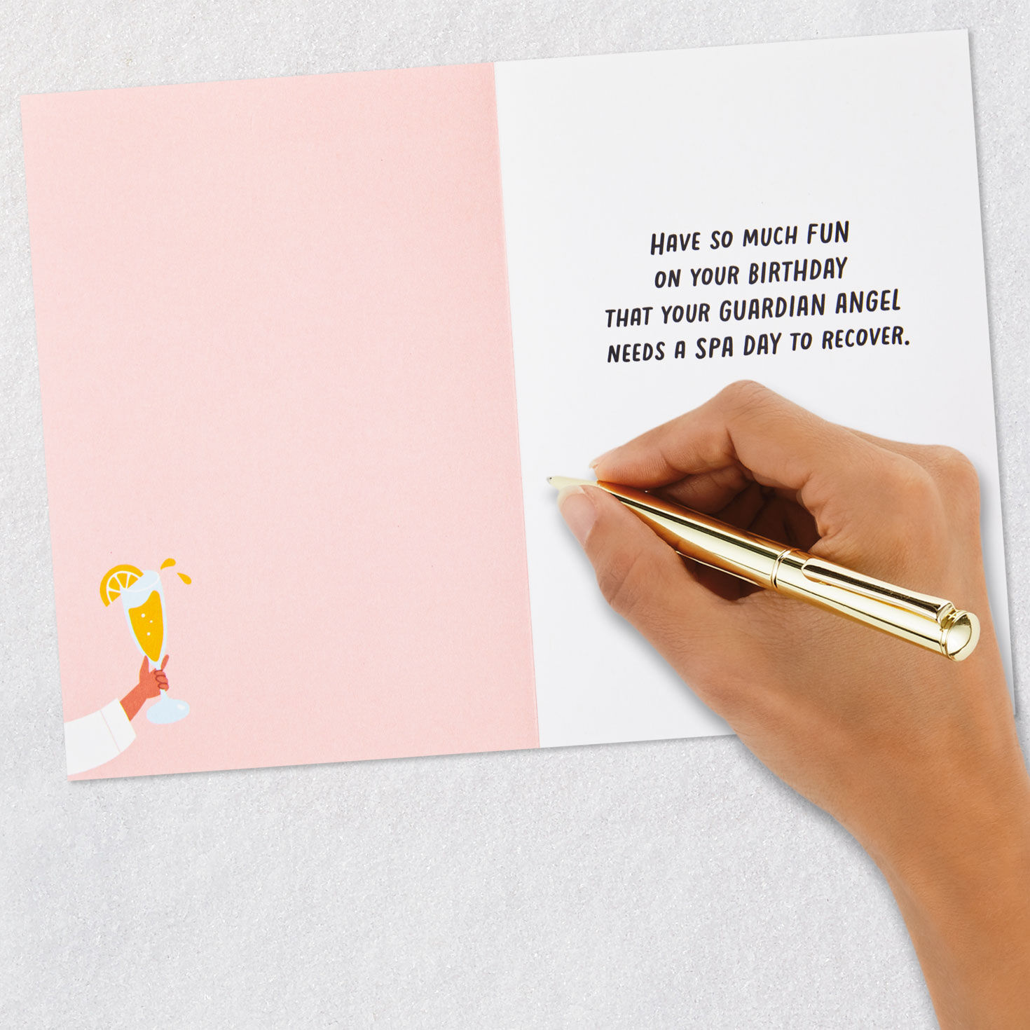 Guardian Angel Spa Day Funny Birthday Card for only USD 4.49 | Hallmark