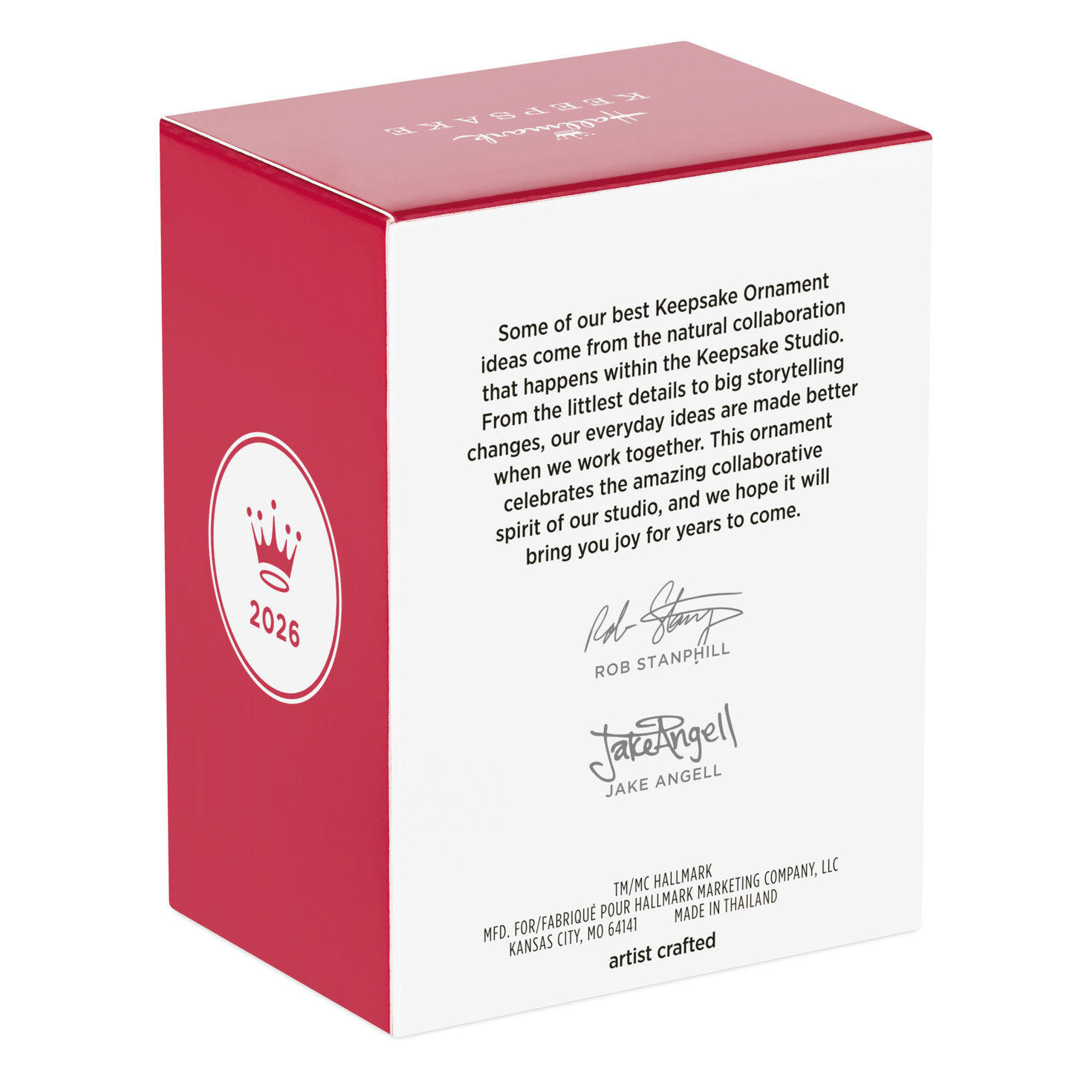 Buddy the Elf Sitting at Desk Keepsake Ornament package back image number 8