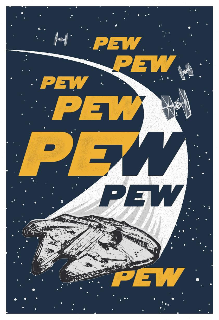 Star Wars™ Pew Pew Blank Just Because Card
