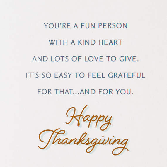 You're a Family Favorite Thanksgiving Card for Niece, , large image number 2
