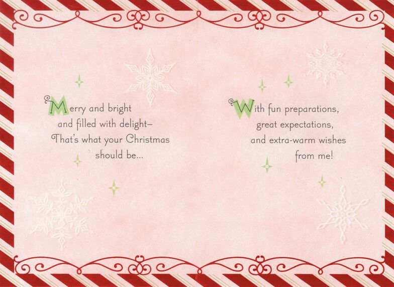 Merry and Bright Christmas Card