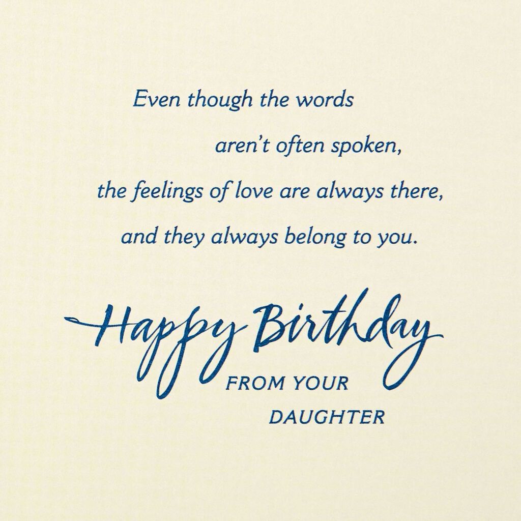 Love For You Birthday Card For Dad From Daughter Greeting Cards