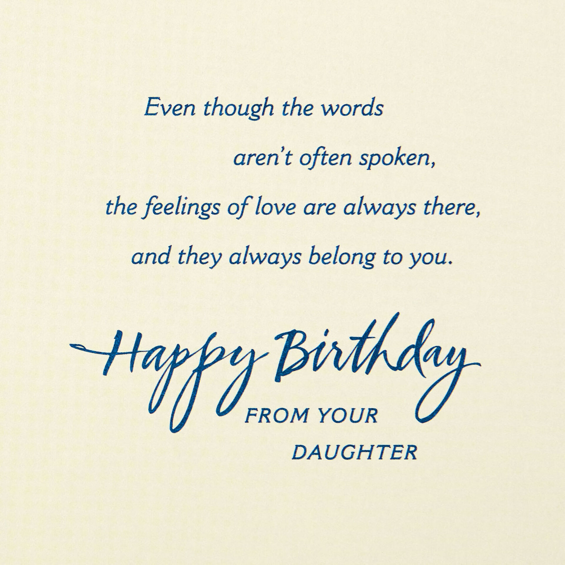 Birthday Card For Daughter From Dad