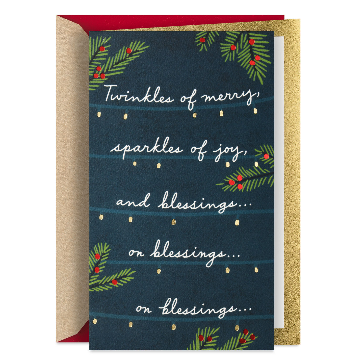 Blessings on Blessings Christmas Card for Daughter-in-Law