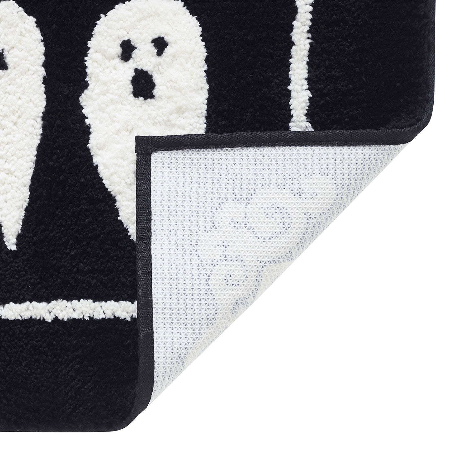 Hallmark Halloween Boozy Bath Rug 20x30 upclose view back image number 2
