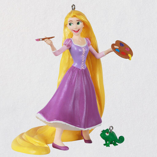 Disney Tangled Rapunzel and Pascal Ornaments, Set of 2, 