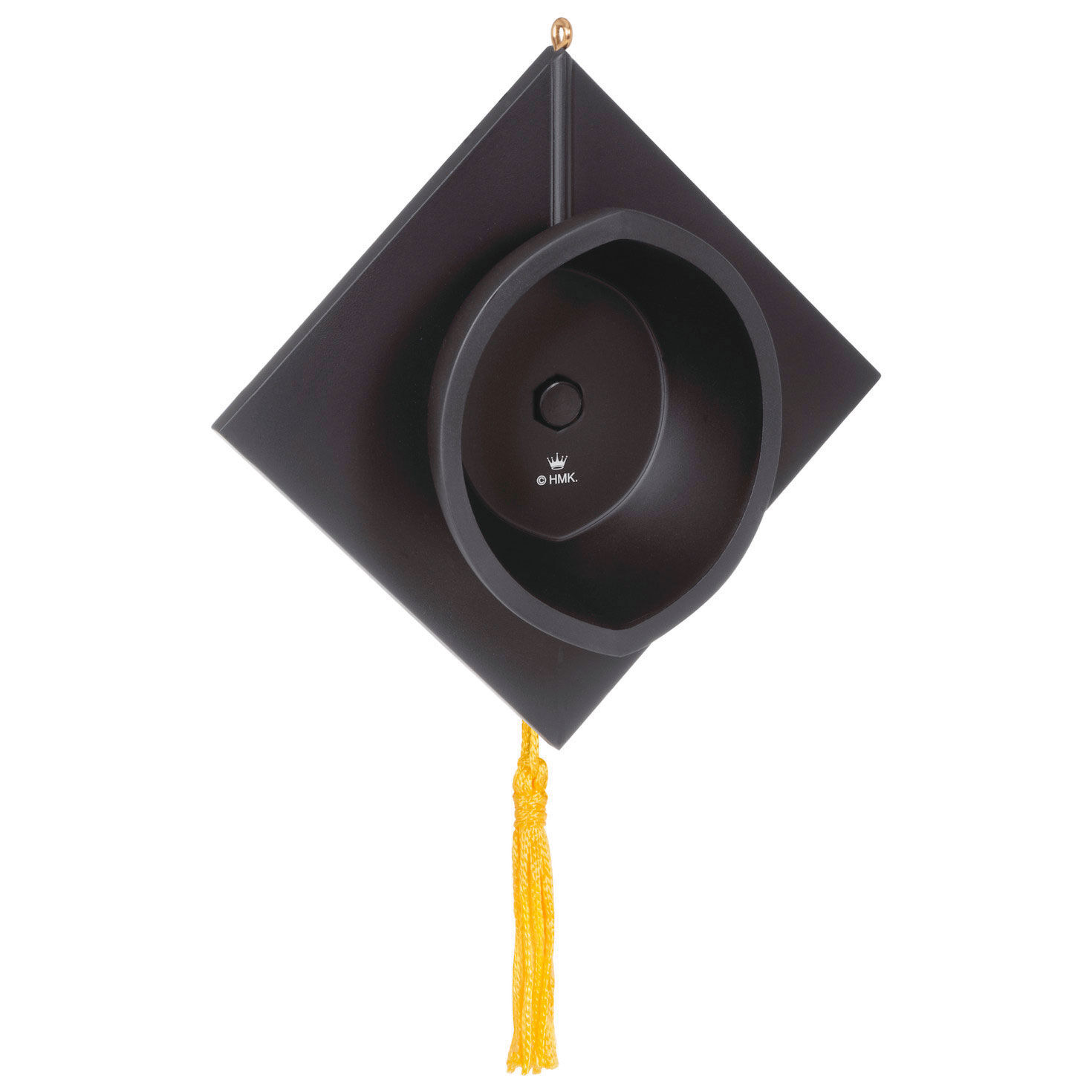 Graduation Cap Text and Photo Personalized Keepsake Ornament Back image number 2
