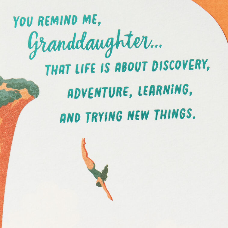 You're One of Life's Best Gifts Birthday Card for Granddaughter