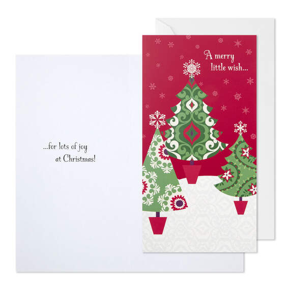 Merry Little Wish Money Holder Christmas Cards, Pack of 6, , large image number 2