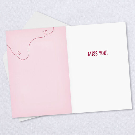 Personalized Wishes Here to There Valentine’s Day Card, 