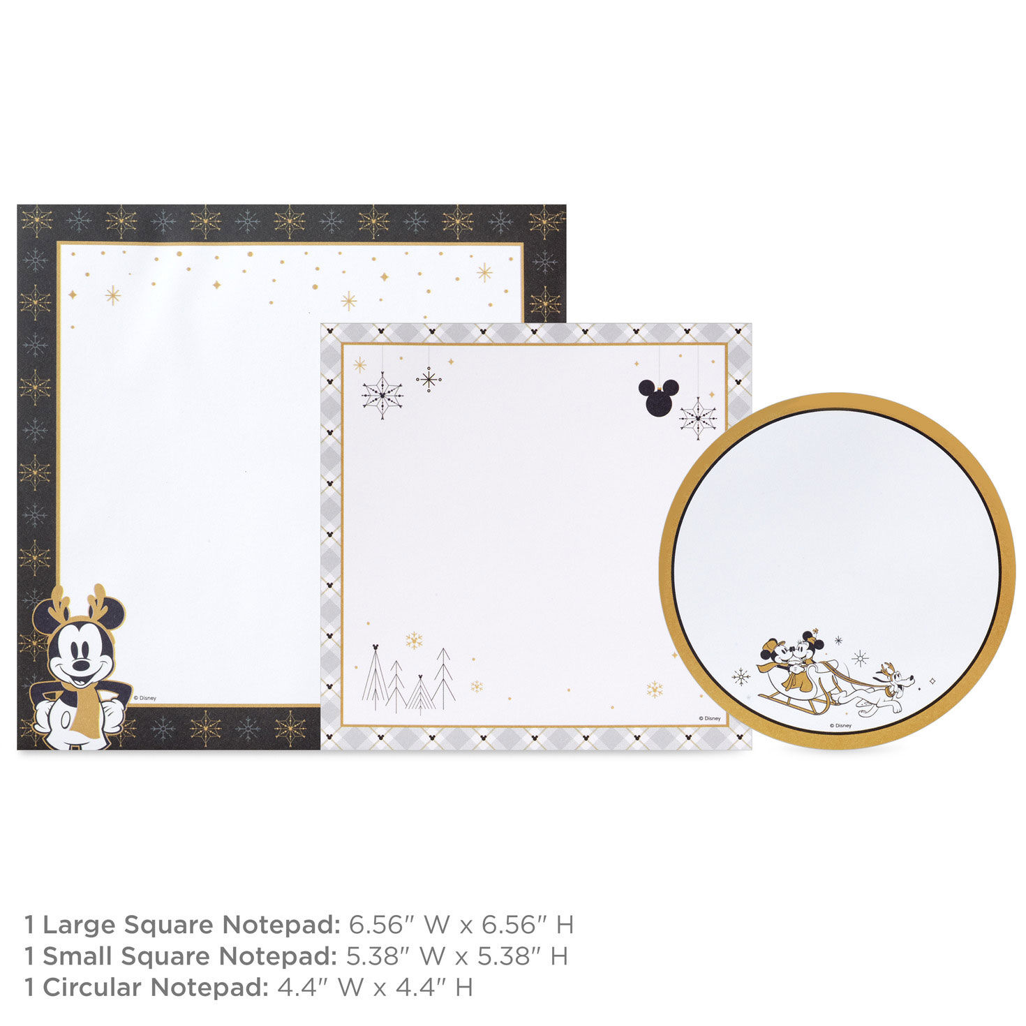 Disney Mickey Mouse Christmas Memo Pads, Set of 3, , large image number 5