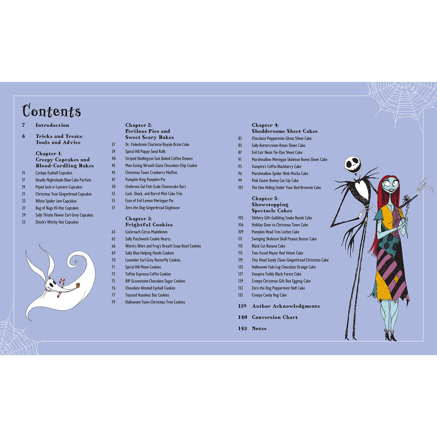The Nightmare Before Christmas Baking Cookbook inside spread image number 2