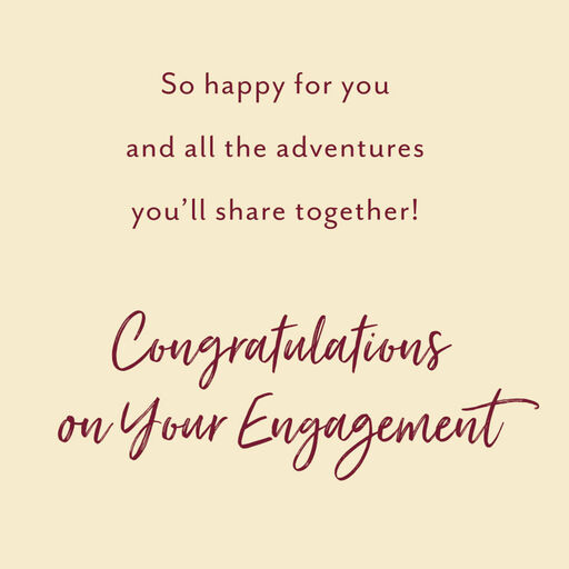 God's Blessing Religious Engagement Card, 