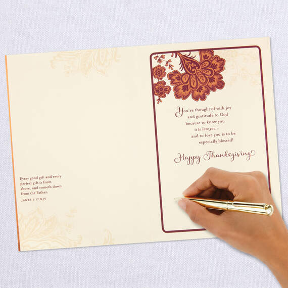 Your Caring Ways Religious Thanksgiving Card, , large image number 6