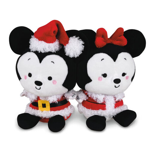 Better Together Disney Mickey and Minnie Holiday Magnetic Plush, Set of 2, 