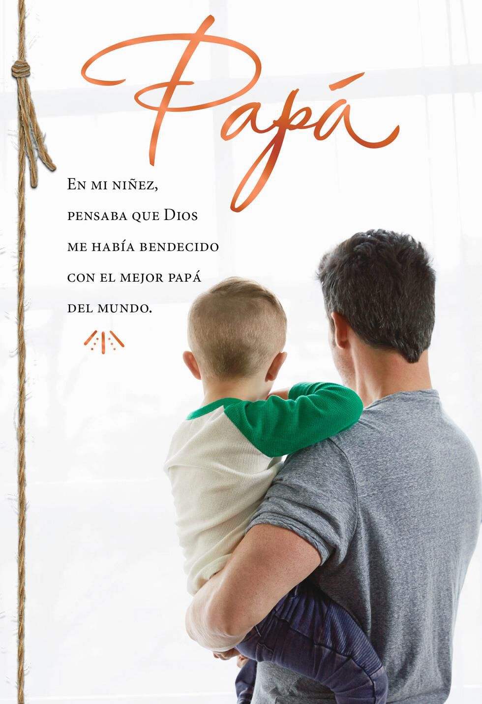 You're a Wonderful Father Religious Spanish-Language Father's Day Card for Dad