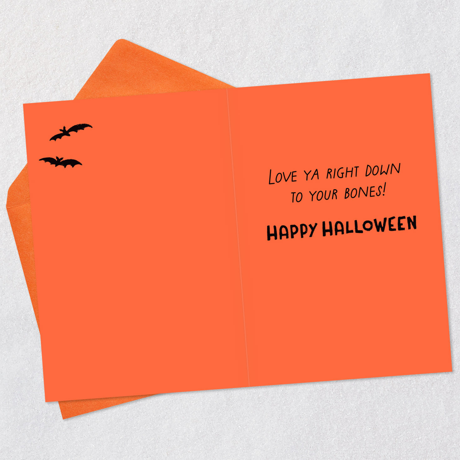 Love Ya Down to Your Bones Halloween Card for Grandson, , large image number 3