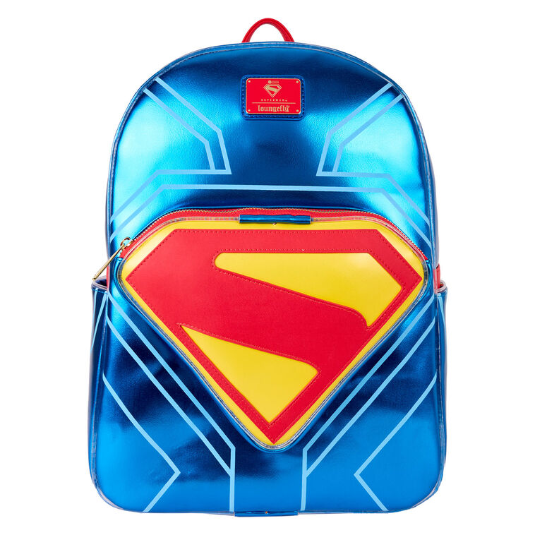Loungefly WB DC Superman Glow, Light-Up Backpack