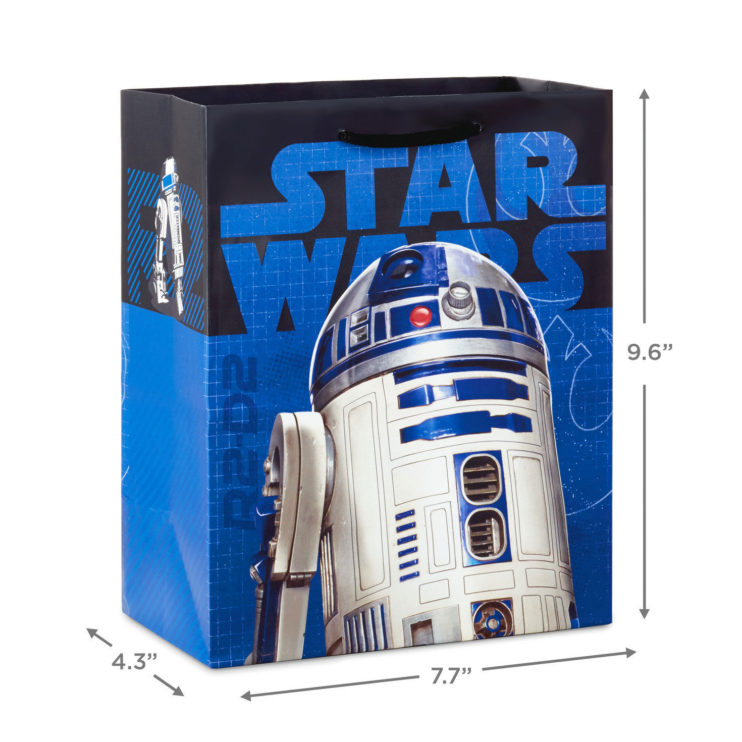 Star Wars R2-D2 Medium Gift Bag measurement image number 3