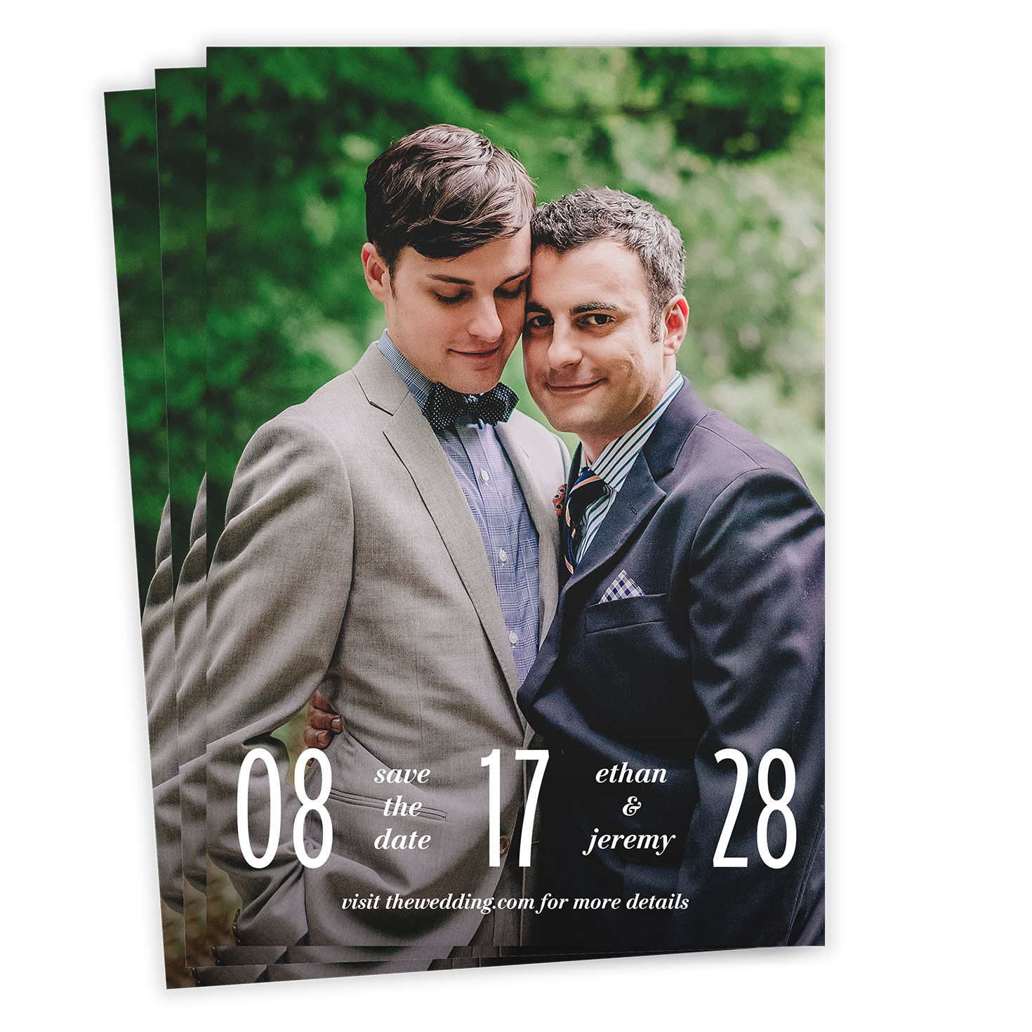 Boldly Us Full Photo Save the Date