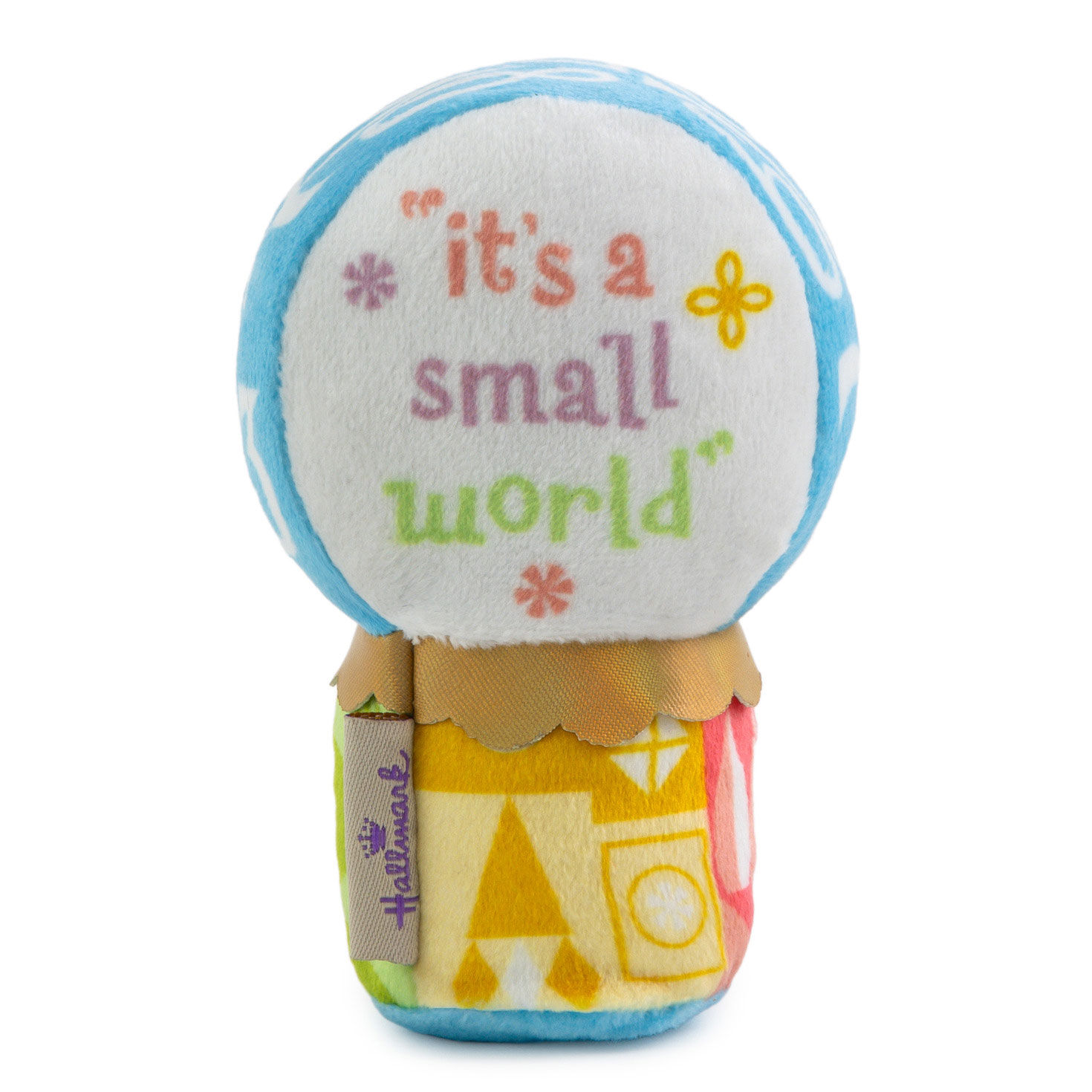 It's a Small World Plush Clock With Sound itty bittys Back image number 3