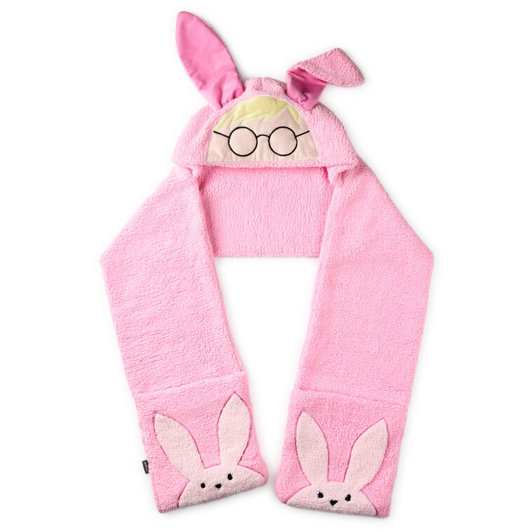 A Christmas Story™ Ralphie's Pink Bunny Suit Hooded Scarf With Pockets