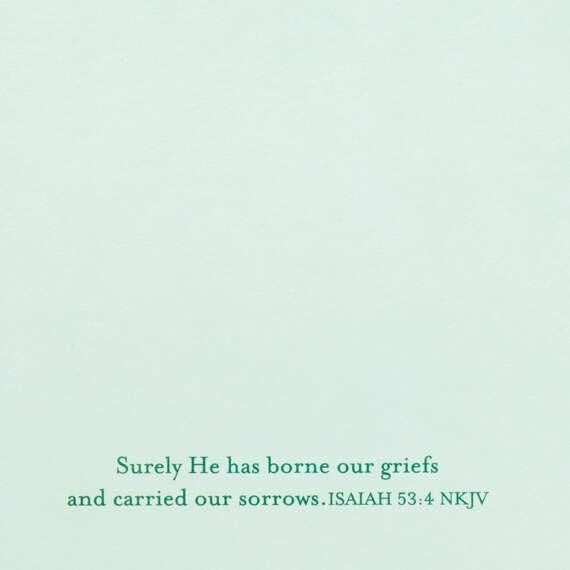 God Comforts You Religious Sympathy Card, , large image number 3
