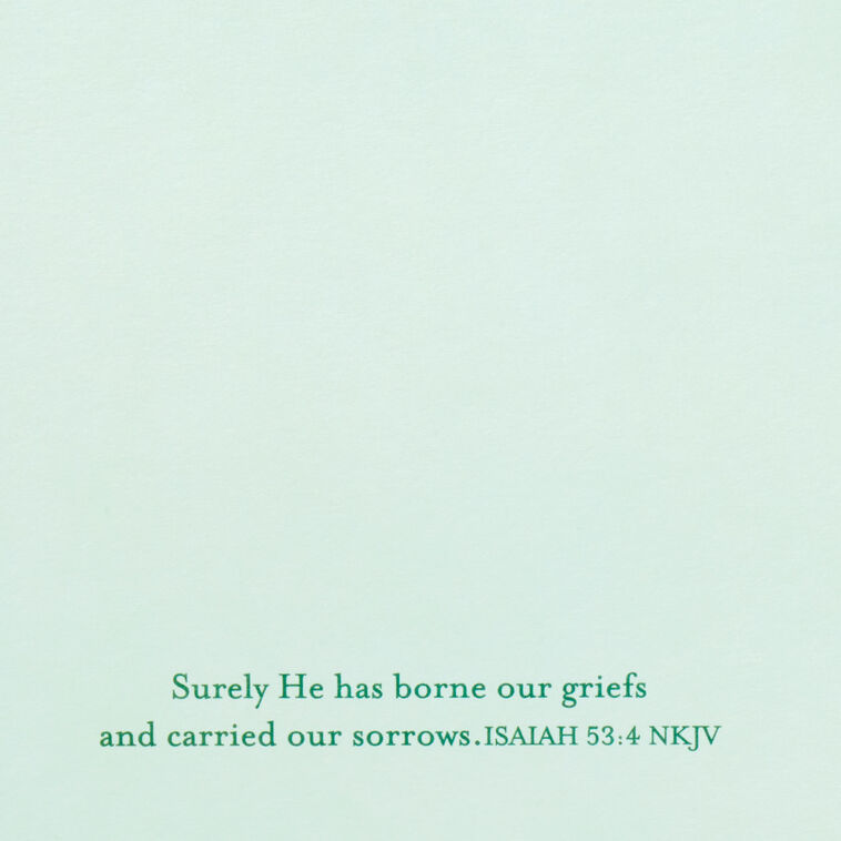 God Comforts You Religious Sympathy Card, , large image number 3