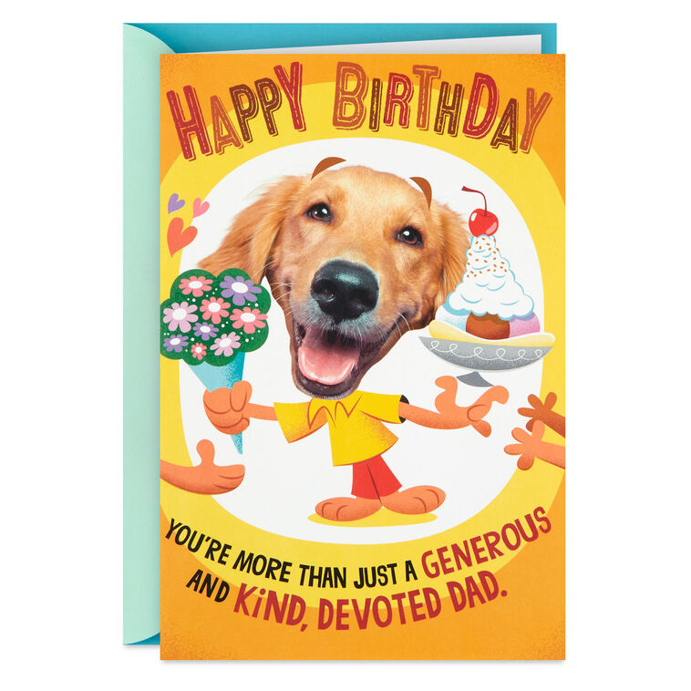 The Hero We Depend On Pop-Up Birthday Card for Dad
