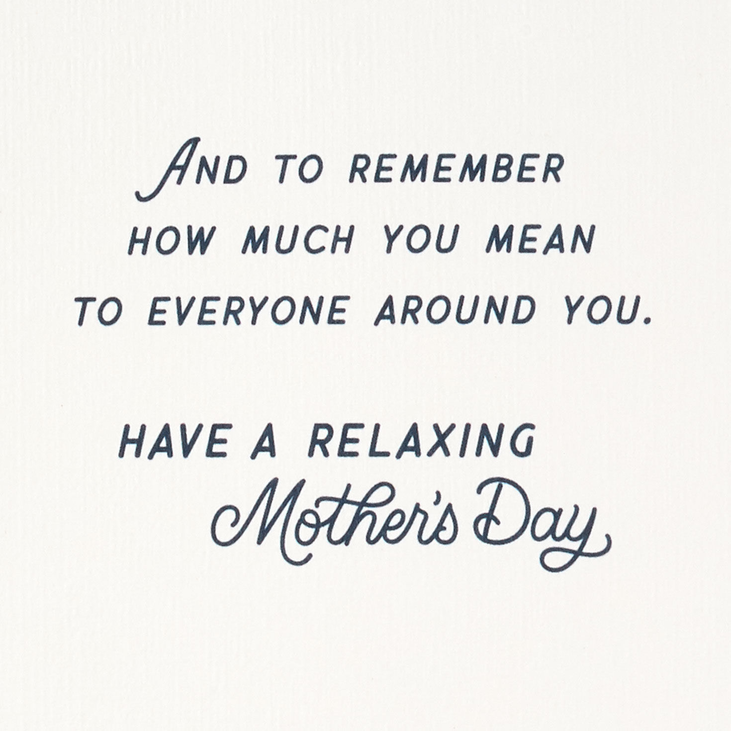Mug of Tea on Blue Mother's Day Card Sentiment image number 3