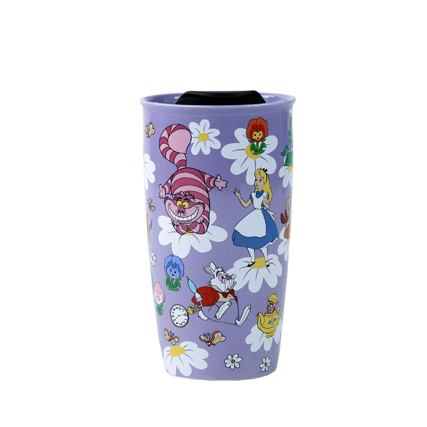 Disney Alice in Wonderland Ceramic Mug With Lid  image number 2