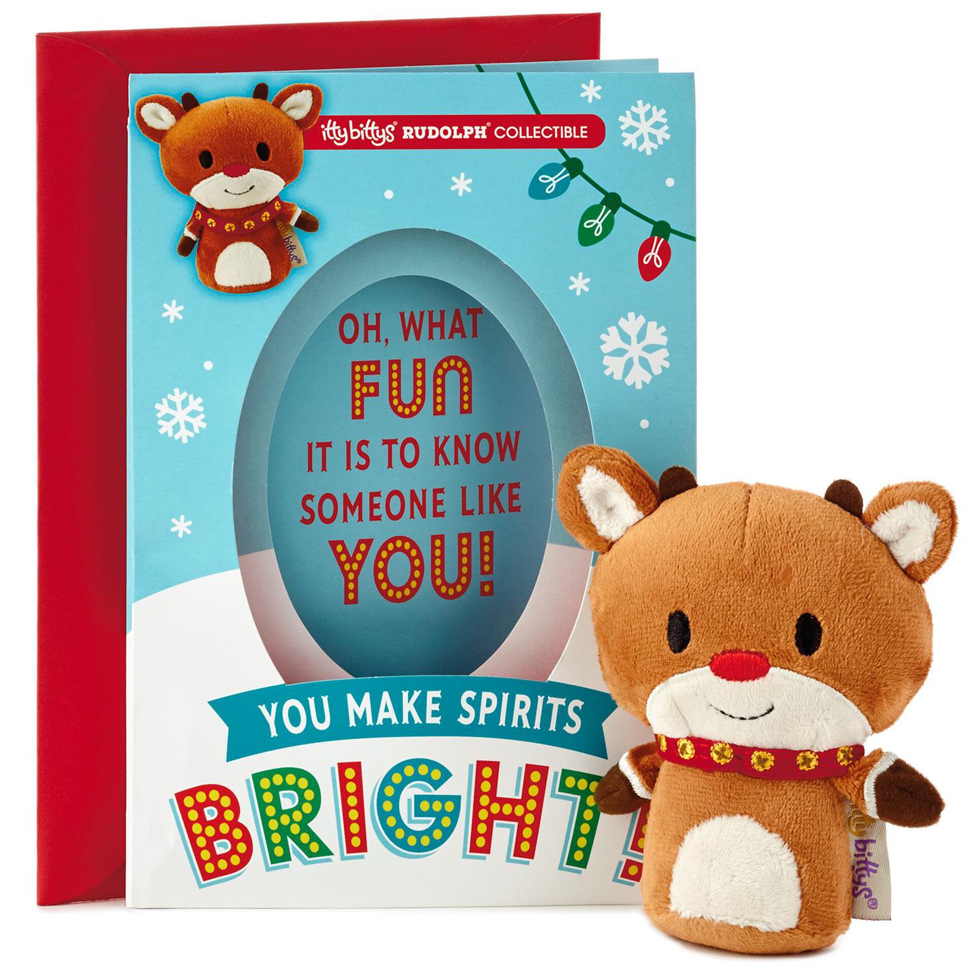 itty bittys® Rudolph the RedNosed Reindeer® Christmas Card With