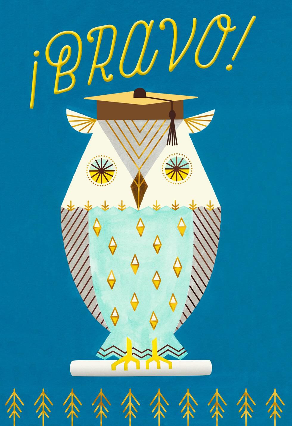 Wise Owl Spanish-Language Graduation Card