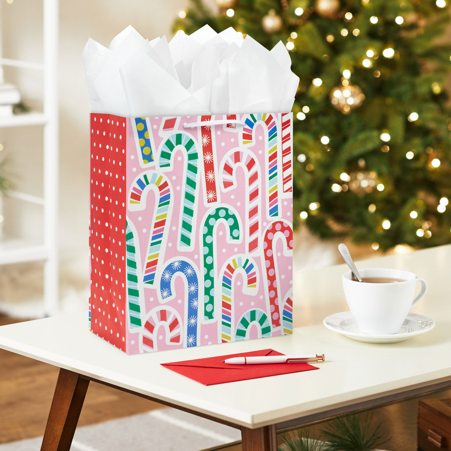 Candy cane gift bags shop