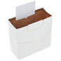 White With Gold Large Square Gift Bag, 10.4", , large image number 4