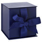 Solid Navy Blue Small Square Gift Box front image number 1