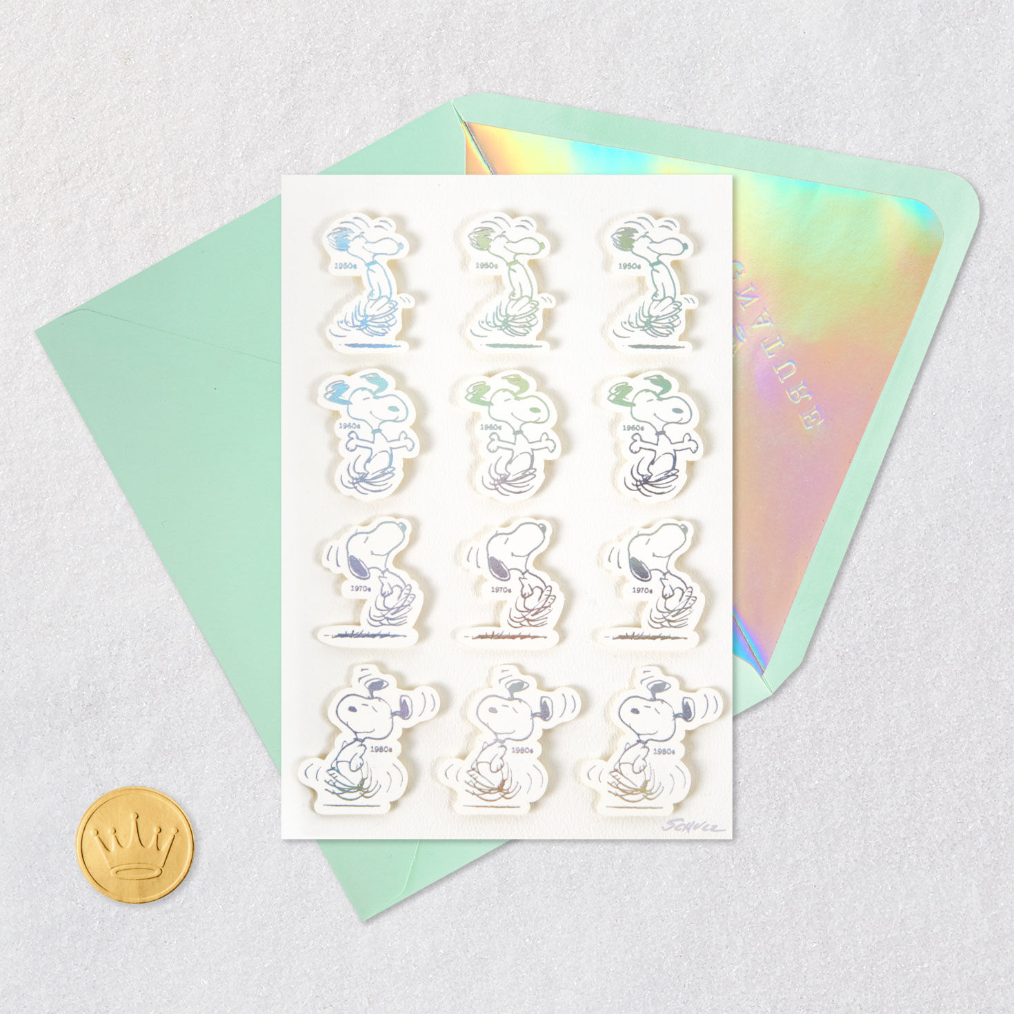 Peanuts&reg; Snoopy Nothing But Happy Card, , large image number 5