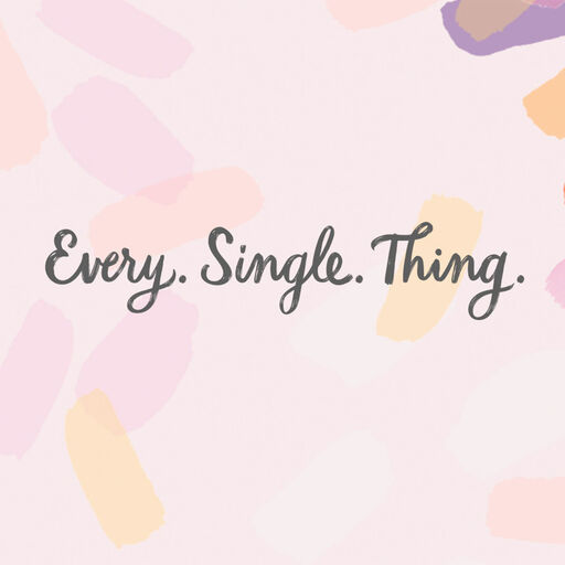 What I Love About You Love Card, 