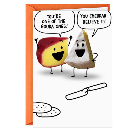 A Cheesy Wish Funny Birthday Card, 