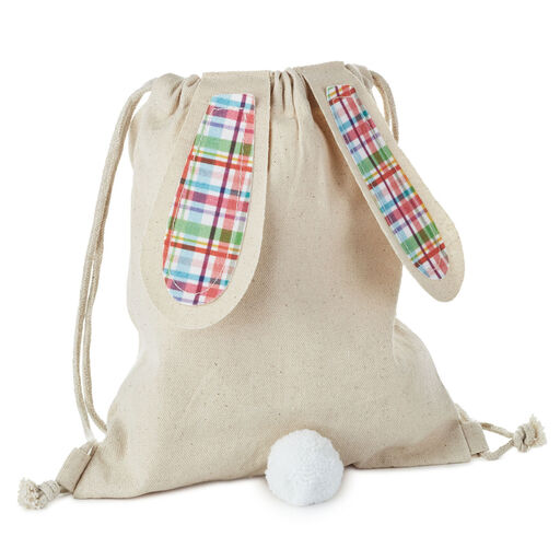 10.3" Easter Bunny Fabric Gift Bag, 