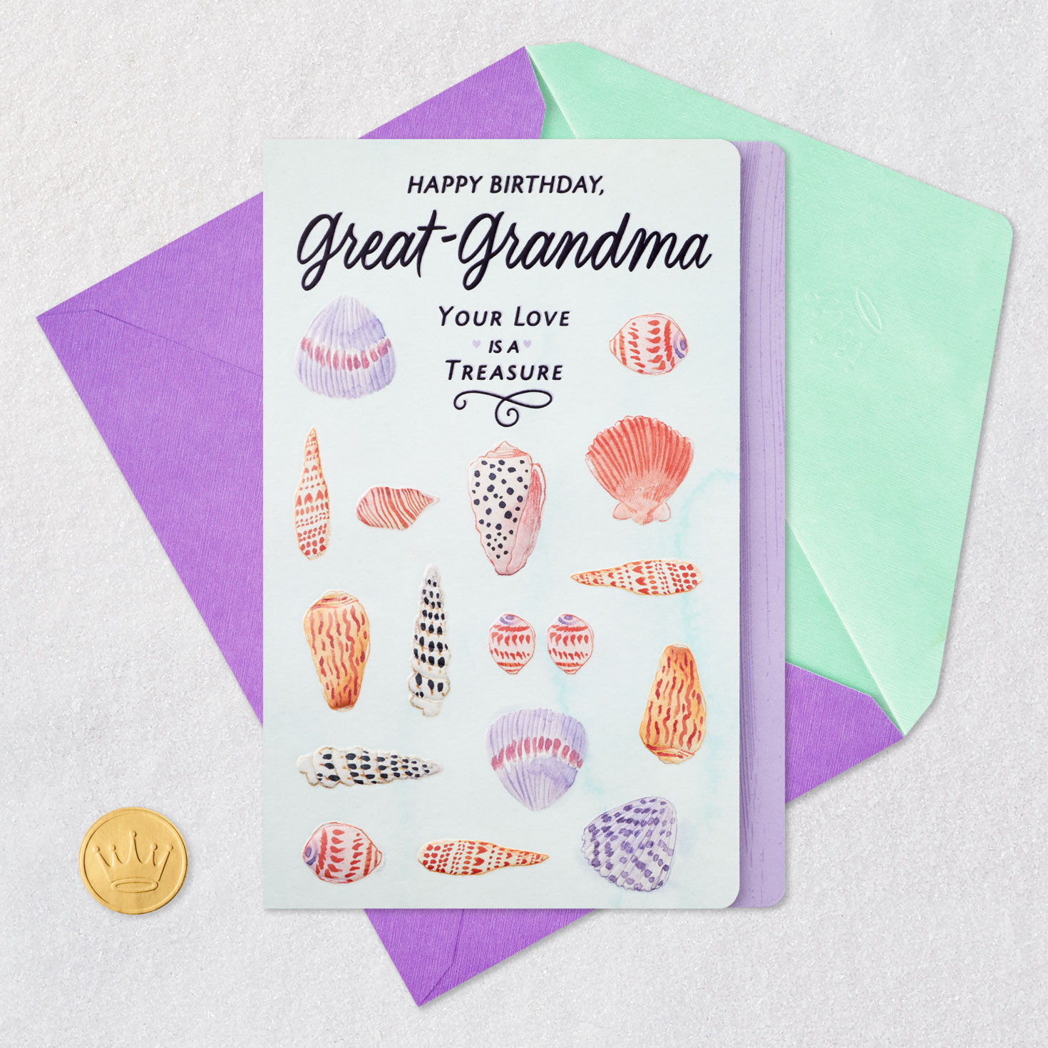 Your Love Is A Treasure Birthday Card For Great Grandma Greeting your-love-is-a-treasure-birthday-card-for-great-grandma-greeting